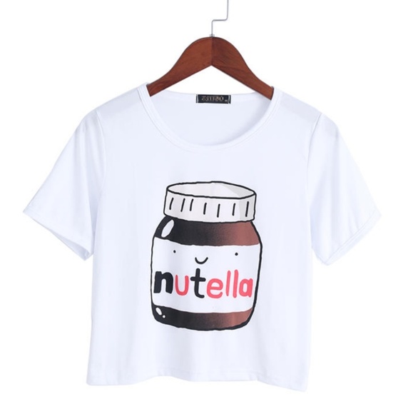 🍴 Nutella Crop Top Tee - Picture 2 of 7